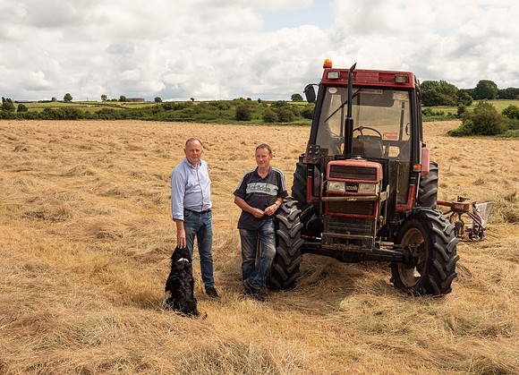 Frank with brother Donal in the Hill Field (2019; 90240)
